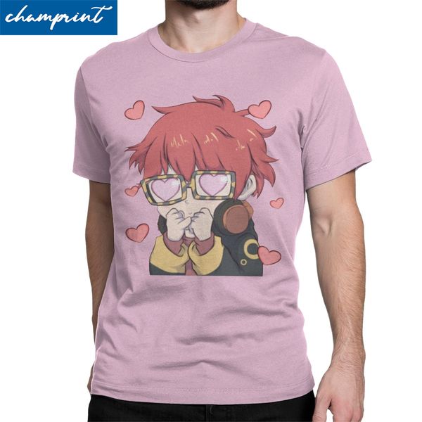 

707 meow t shirt for men cotton fashion t-shirts mystic messenger mm bg otome game tee shirt short sleeve clothing plus size