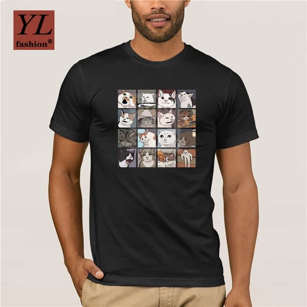 

meme cats t shirt men birthday gifts short sleeves funny tees o neck