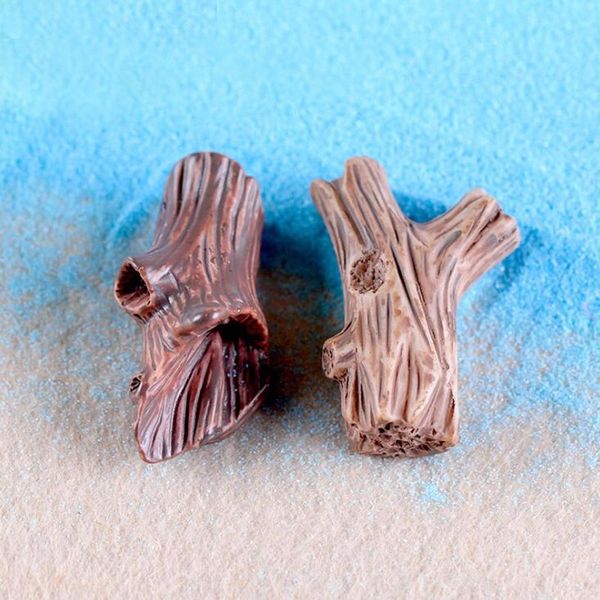 

artificial wood stumps miniature dollhouse garden bonsai decoration mini dollhouse toy craft ornaments micro decor diy gift