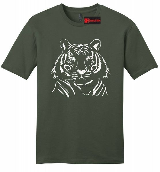 

tiger face graphic tee animal lover tiger drawing mens soft t shirt