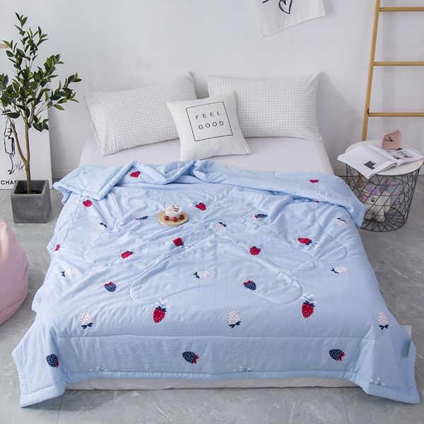 

summer blanket washed cotton summer airable cover single and double quilt