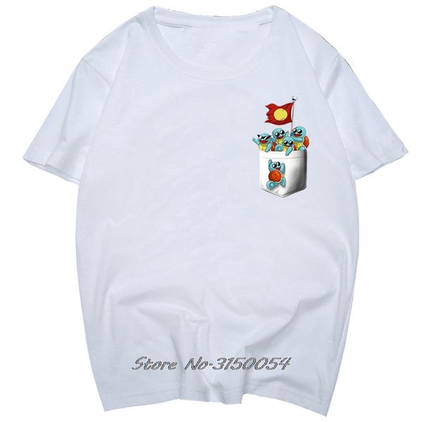 

new men cotton t shirt squirtle squad starter water awesome illustration artwork printed high street t-shirt funny tees