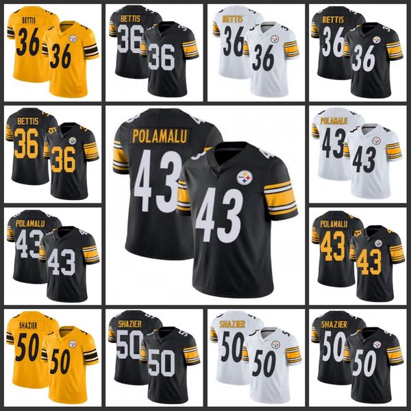 

pittsburgh steelers men #36 jerome bettis 43 troy polamalu 50 ryan shazier men women youth season vapor limited jersey, Black;red