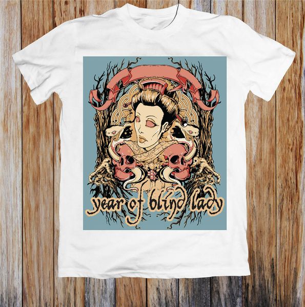 

year of blind lady унисекс футболка смешная футболка