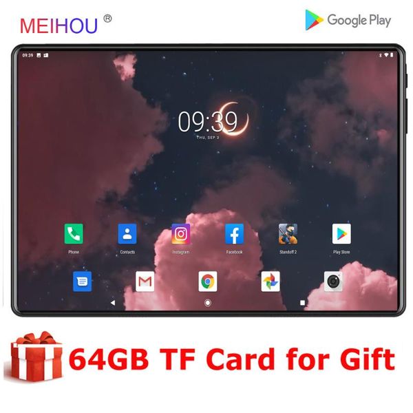 

global version 10 inch tablet quad core 2gb ram 32gb rom wifi android 9.0 os hd screen tablet ips 5.0mp camera gps 10.1