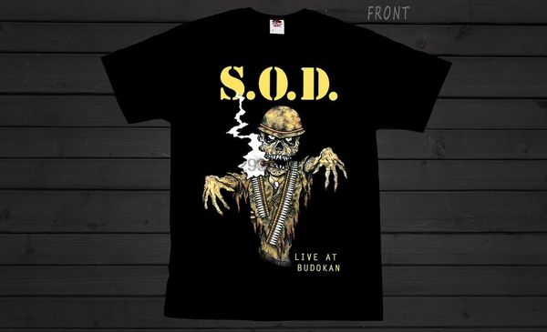 

stormtroopers of death-s.o.d.-live at budokanblack t-shirt-sizes s to 7xl