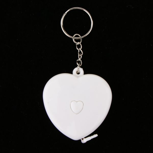 

retractable heart ruler tape measure 150cm 5ft keychain sweet valentine gift