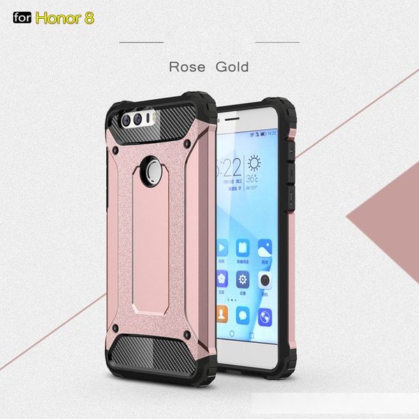 

dual layer heavy duty rugged armor case for honor 8 hybrid tpu pc shockproof protective cover