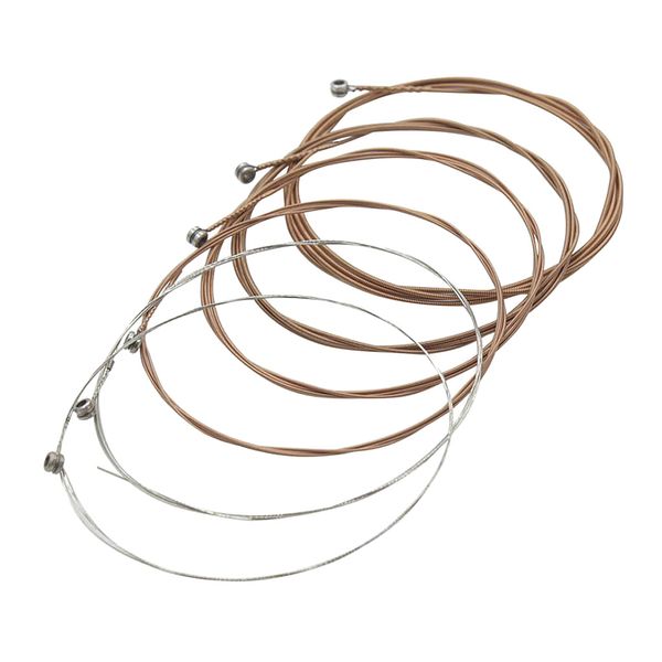 

6 pieces diy acoustic guitar replacement strings set musical instrument accessory