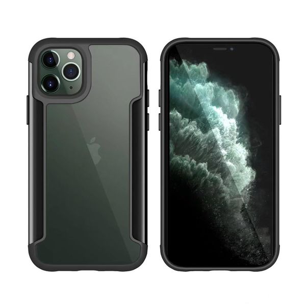 

case for iphone 11 pro max xs xr x silicone acrylic shockproof protection shell phone case for iphone 7 8 plus 6s 6