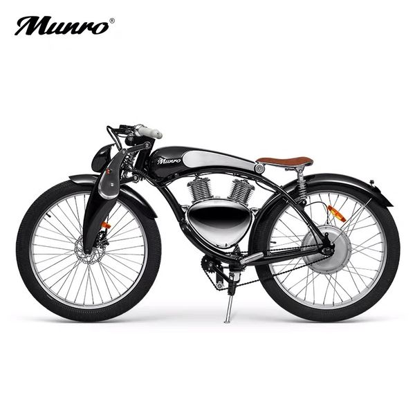 

munro 2.0 new innovative products 48v lithium battery swan city retro ebike powerful electric scooter cars car tricycle, Silver;blue