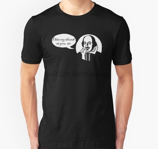 

men tshirt short sleeve i bite my thumb at you sir t shirt one neck women t-shirt
