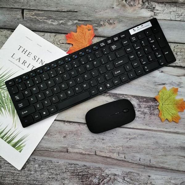 

2.4g wireless keyboard and mini mouse multifunction silent keyboard mouse combo set for notebook lapmac deskpc tv office