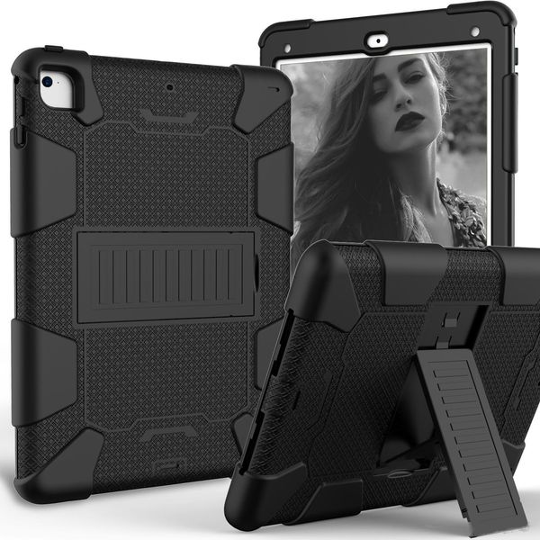 

strong shockproof kickstand 3 layer tablet protect cover case for ipad air2/pro9.7,new ipad 2017/2018