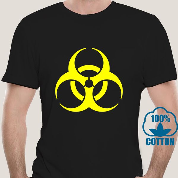 

4038a black biohazard vintage symbol tshirt goth tbbt cyber hardcore logo gothic