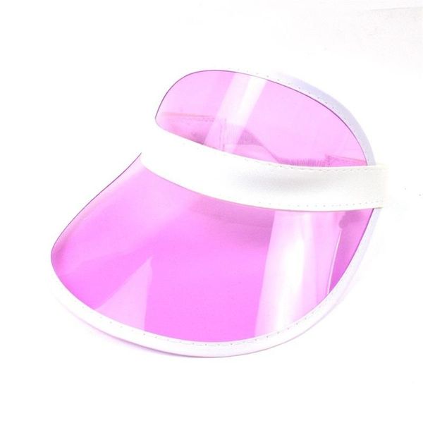 

popular sun empty caps clear pvc vacant roof couple party hats outdoor travel visors red yellow blue color 3 5yha e1