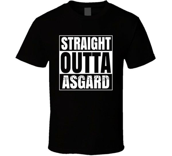 

straight outta asgard thor odin loki funny t-shirt harajuku funny tee shirt