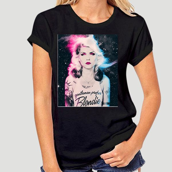 

tshirt short sleeve gentle prefer blondie rock t shirt tee wo t-shirt-0392d