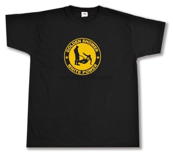 

лето 2019 новый золотой дождь white power t-shirt чёрное s-5xl спокойной ночи белая гордость gnwp