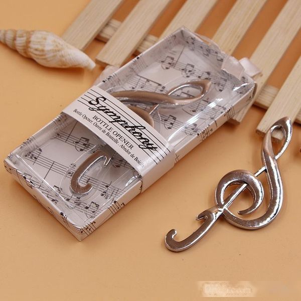

unique wedding favors symphony chrome music note bottle opener wedding gift