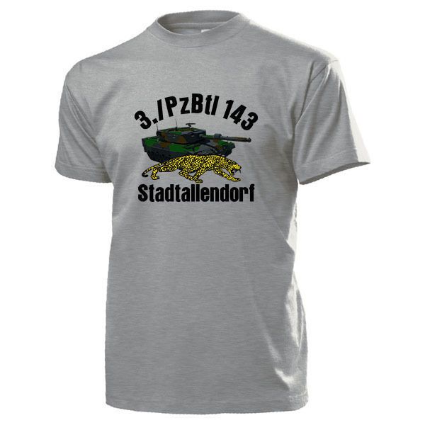 

2019 новый хлопок майка 3 pzbtl 143 stadtallendorf panzerbataillon wappen бундесвер - футболка летняя футболка
