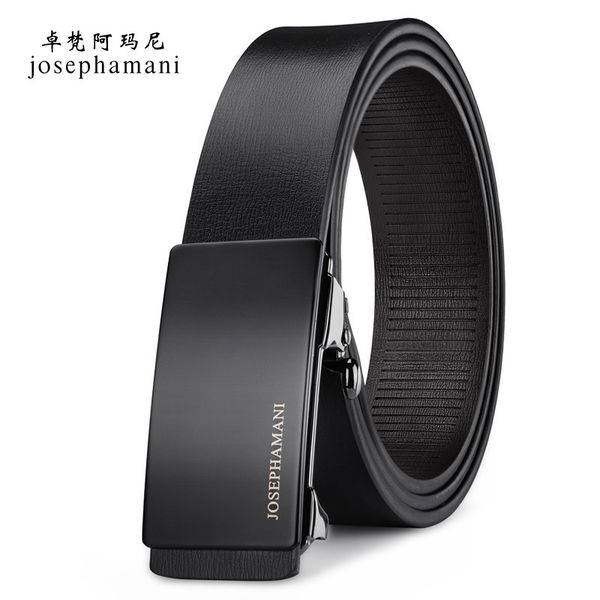 

fashion men belt genuine leather belt high-end josephamani brand head layer cowhide new ing, Black;brown