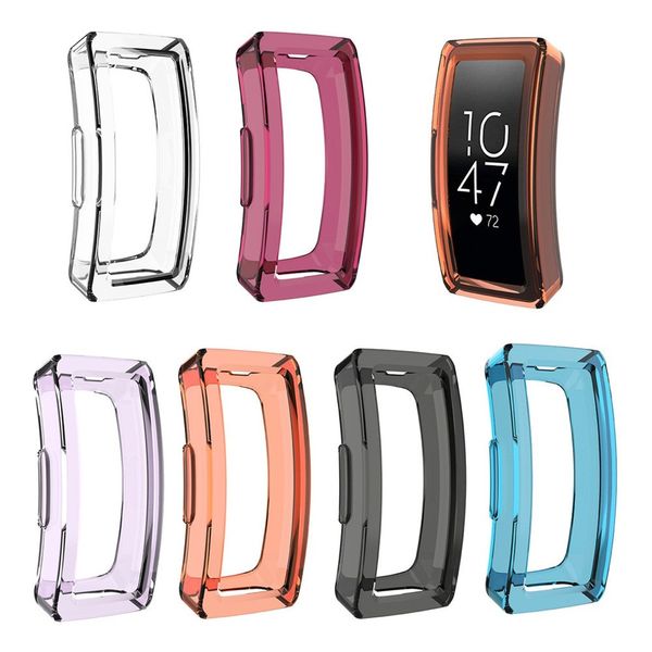

soft tpu watch protection case anti-scratch full cover for fitbit inspire/inspire hr tpu protection cover watch accessories