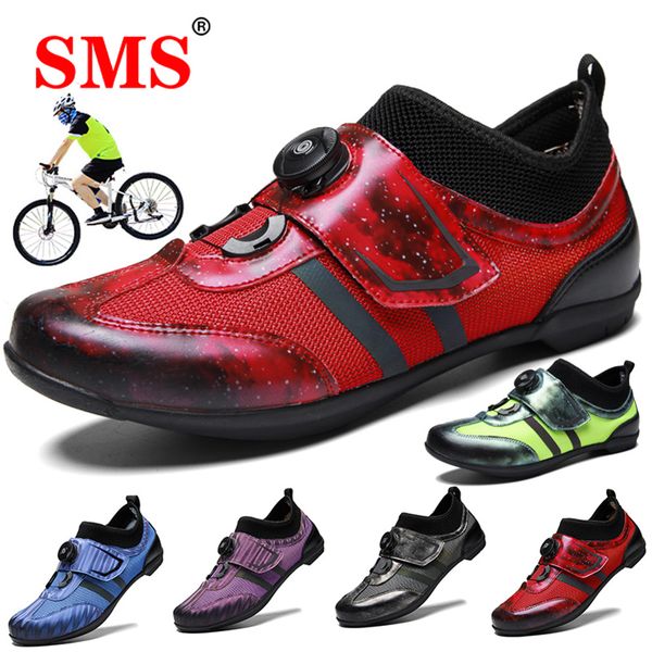 

sms men outdoor cycling shoes sapatilha ciclismo mtb shoes no lock men sneakers women mountain bike outdoor bicycle sports, Black