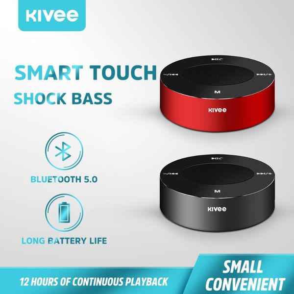 

kivee mini portable bluetooth speaker wireless waterproof speakers soundbar loudspeaker outdoor for huawei