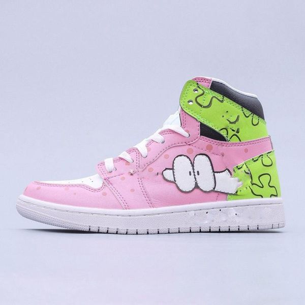 

louisy vuittons 2020 classic new couple basketball shoes cute cartoon characters personality fashion youth vitality we, Black