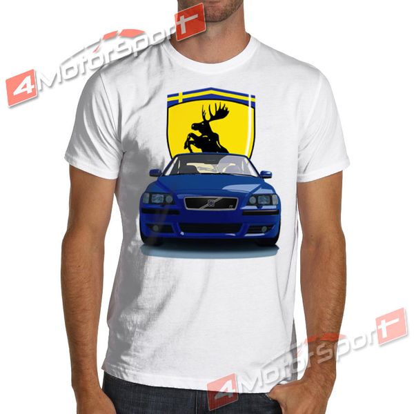 

2019 new fashion cool tee shirt swedish car fans s60 r t-shirt custom t-shirt