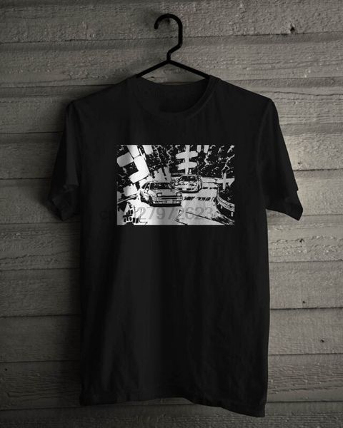 

new initial d takumi anime japan logo 01 cotton basic black t-shirt s-5xl