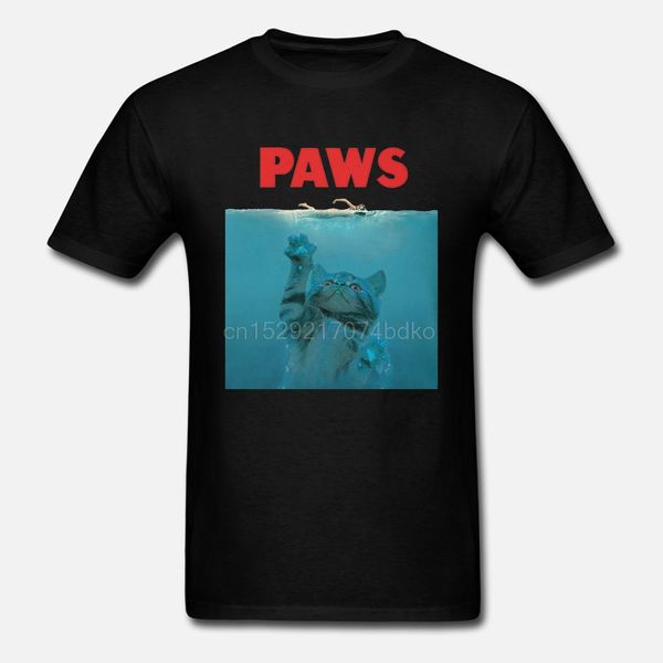 

paws jaws spoof funny parody womens t shirt