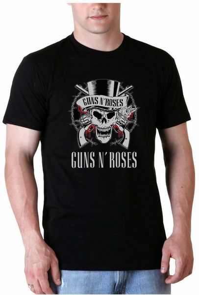

guns n»roses skull t-shirt (размеры s-3xl) готов к отправке! лето o шеи топы футболочку