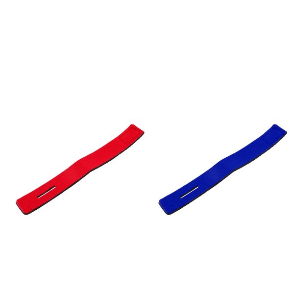 

fishing rod ties straps belt elastic band pole holder accessories red blue