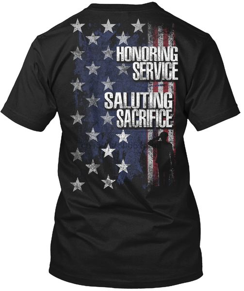 

men t shirt honoring service saluting sacrifice(1) women t-shirt
