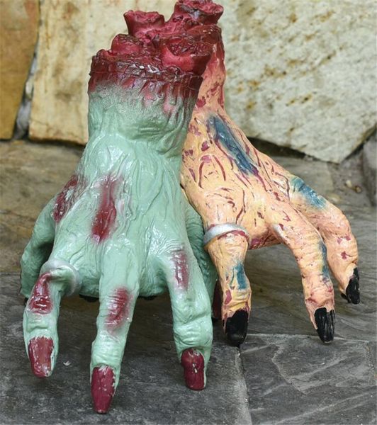 

хэллоуин украшения ползучая монстр рука walking поддельный рука кровавая рука haunted house bar horror реквизит для вечеринок jk1909xb