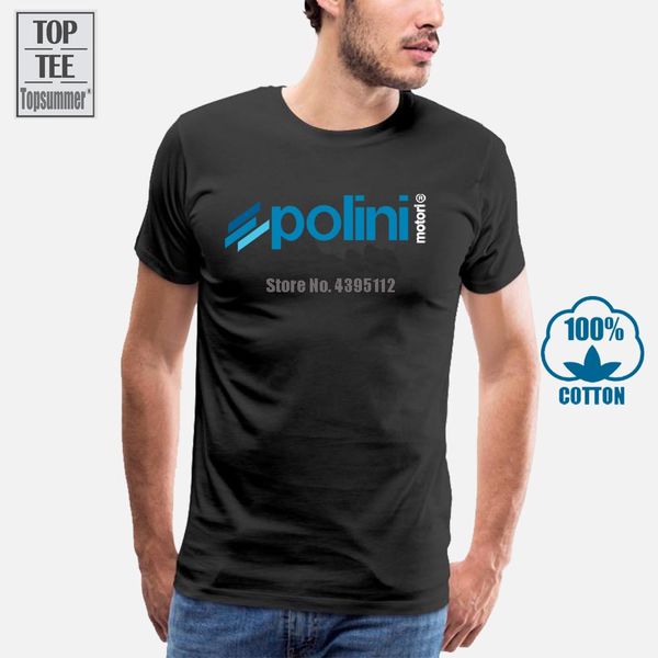 

черная футболка polini италия скутер racer изготовленный на заказ mens tshirt s для 3xl
