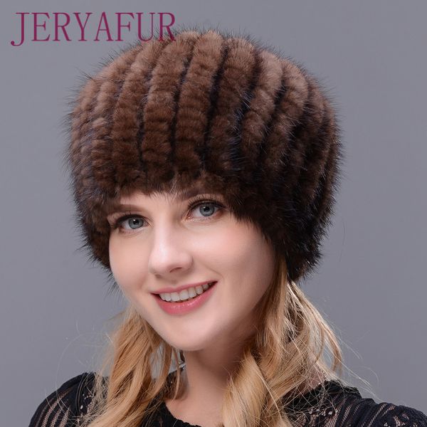 

berets shellfish hat selling women winter cap ear warm mink knitted 6, Blue;gray