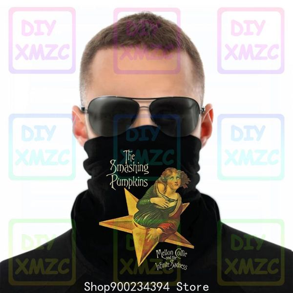 

smashing pumpkins bandana mellon collie blue classic rock band melon, Blue;gray