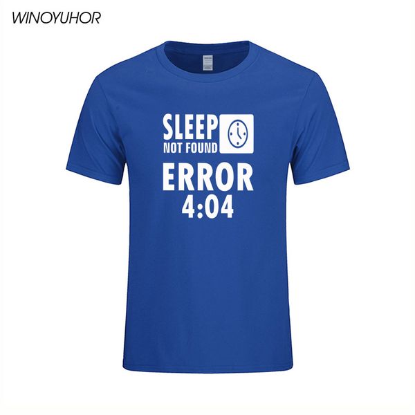 

404 error not found mens coder geek programmer t-shirt fashion casual short sleeve t shirts geeks gifts tees