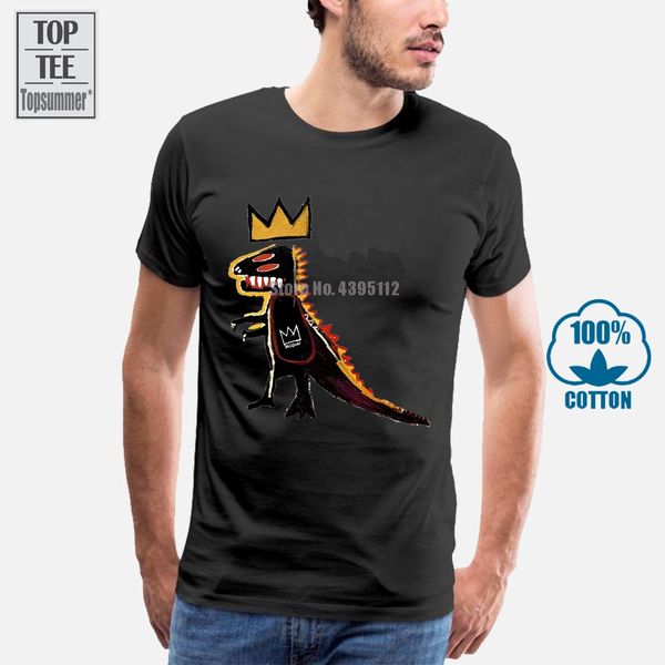 

basquiat dinosaur jean michel basquiat new black shirt