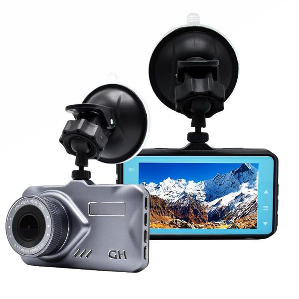 

3" ips dash cam car dvr camera full hd 1296p super night vision adas video recorder parking monitor 170 degree g-sensor
