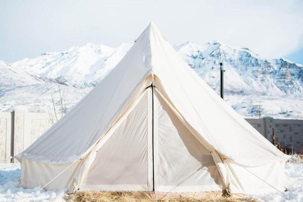 

роскошные водонепроницаемого белл палатка classic blank холст хлопок stout белл палатка для garden party wild открытого кемпинга семейного ю