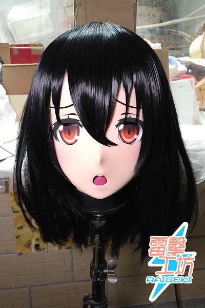 (RK MASK 40) Unisex BJD Puppe Maske Kigurumi Transsexuellen Schönheit Make-up Cosplay Silikon-Maske Anime Kigurumi Masken DWT-Puppe