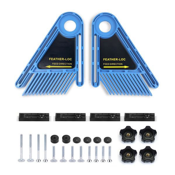 

multi-purpose feather loc board set woodworking engraving machine double featherboards miter gauge slot woodwork diy tools