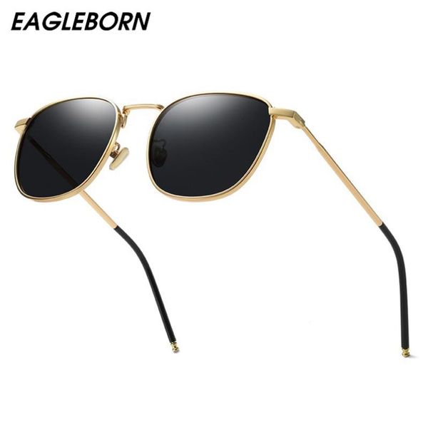 

2020new fashion sunglasses women metal cat eyes retro sunglasses polarized tide uv400 shades for women glasses gothic, White;black