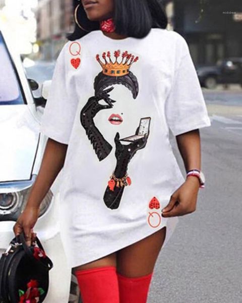 

womens dresses summer short sleeve o-neck designer loose dress irregular length casual clothing star tassel poker, Black;gray