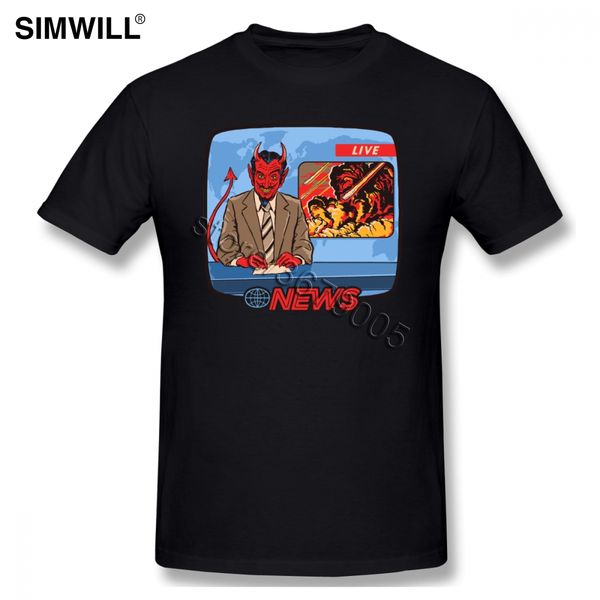 

custom breaking news t-shirt mens short sleeve t shirts youth unique design tess plus size t shirt