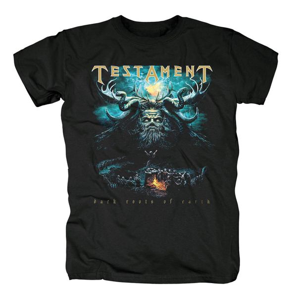

zombie panda testament speed metal dark roots of earth album 100% cotton new t shirt